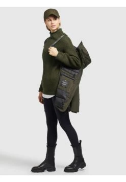 Khujo KandaCappotto InvernaleOlivgrün Donna Cappotti KH121U15Z-N11 -Delem 017813cfd4c34306bec10c45d7c23d26