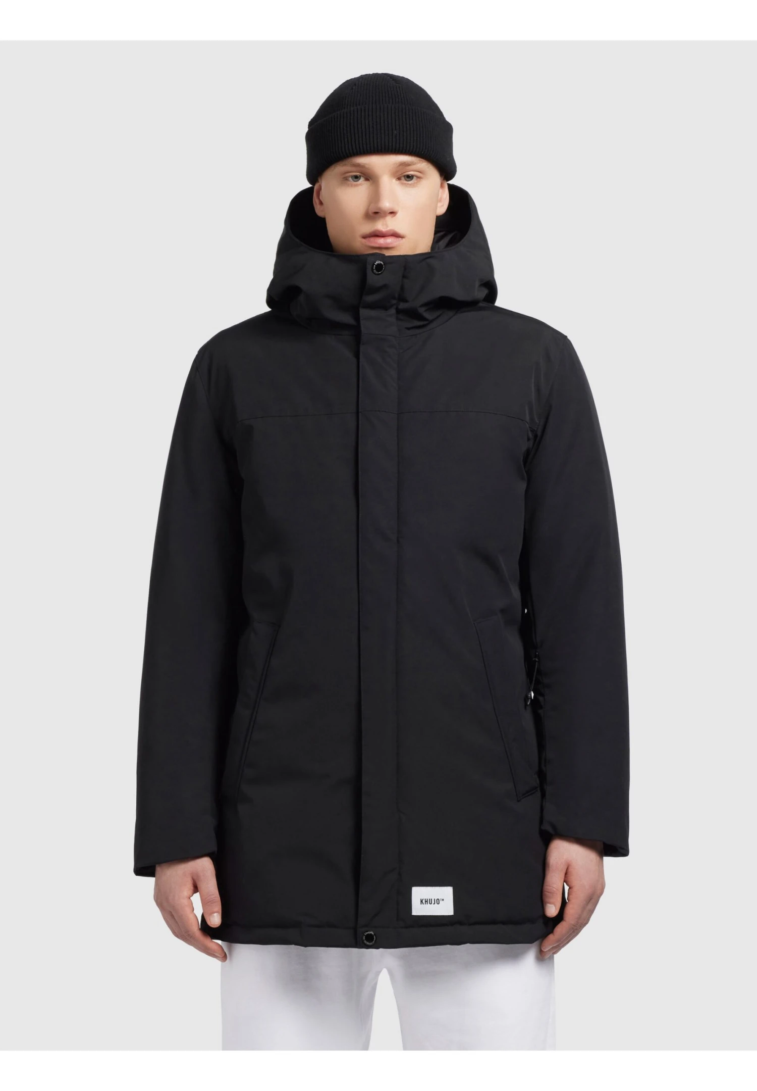 Khujo HannCappotto InvernaleSchwarz Uomo Cappotti KH122T0FG-Q11 1 Khujo HannCappotto InvernaleSchwarz Uomo Cappotti KH122T0FG-Q11