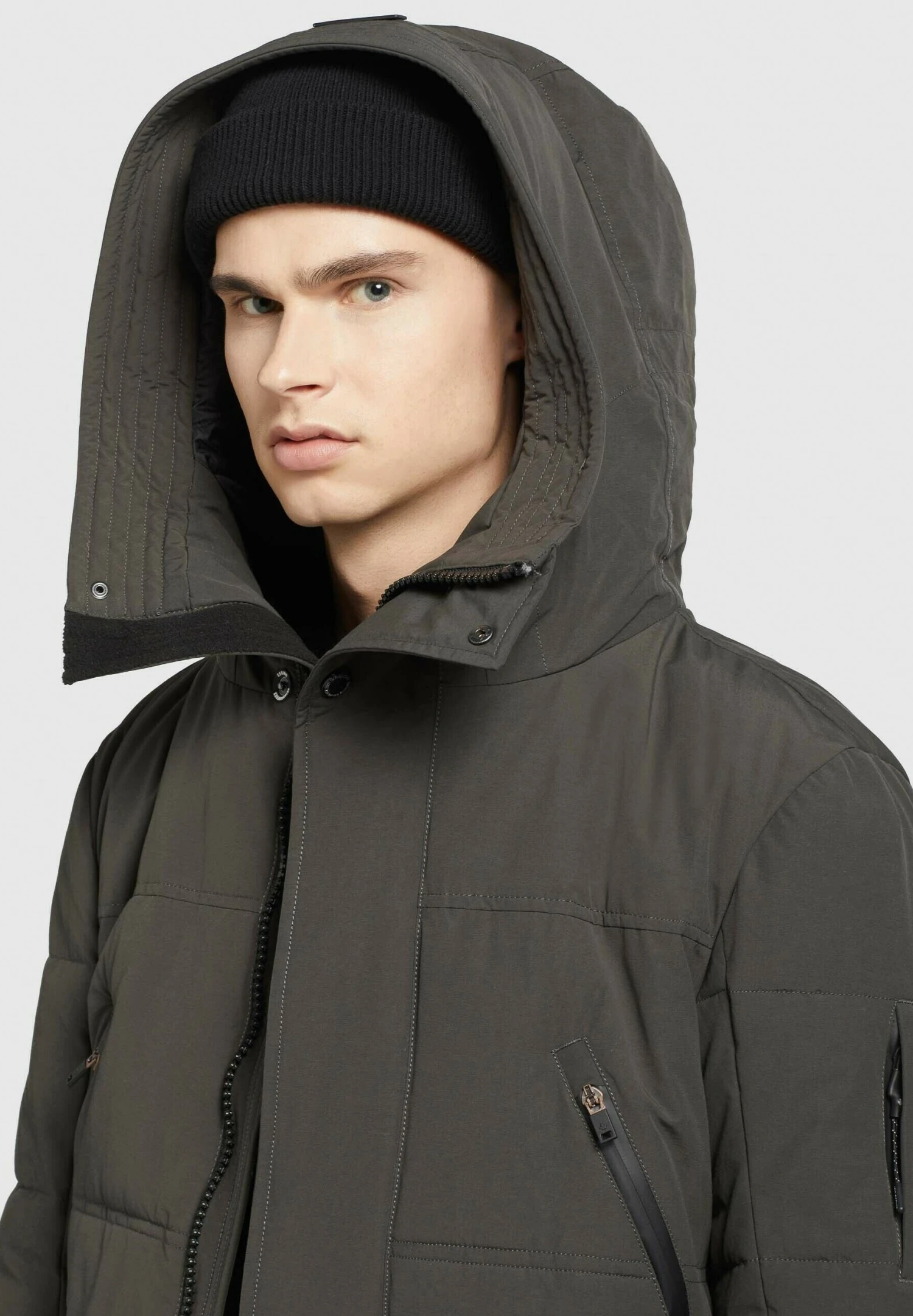 Khujo FankGiacca InvernaleDunkel Olivgrau Uomo Giacche KH122T0E7-N11 4 Khujo FankGiacca InvernaleDunkel Olivgrau Uomo Giacche KH122T0E7-N11 - immagine 4