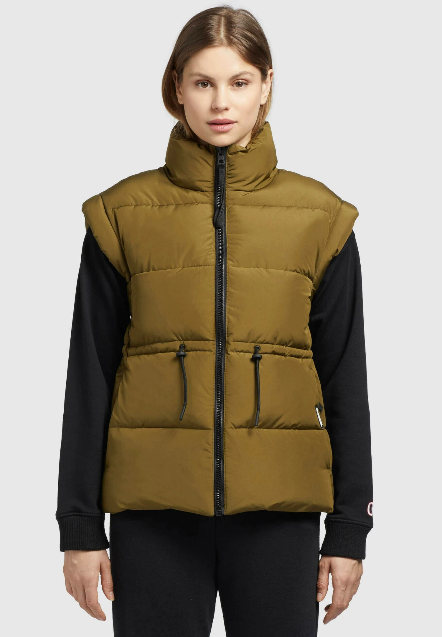 Khujo MinouSmanicatoOliv Donna Giacche E Blazer KH121G0EF-N11 1 Khujo MinouSmanicatoOliv Donna Giacche E Blazer KH121G0EF-N11