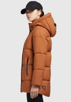 Khujo Soraya MattCappotto InvernaleOrangebraun Donna Cappotti KH121U1BN-H11 -Delem 049682fc93b04514a81af71f33517bbf