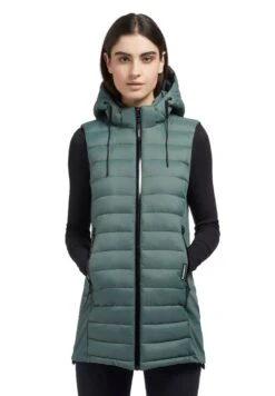 Khujo Weste Becca MattSmanicatoKupfergrün Donna Giacche E Blazer KH121U18P-L11 -Delem 052e9255d10c4668be5351e6f1d34a4f