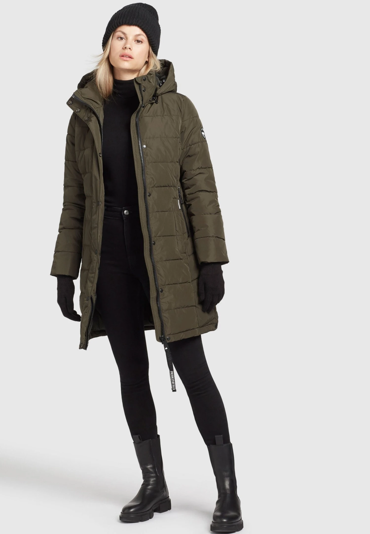 Khujo Delinas2Cappotto InvernaleDunkeloliv Donna Cappotti KH121U118-N11 7 Khujo Delinas2Cappotto InvernaleDunkeloliv Donna Cappotti KH121U118-N11 - immagine 7