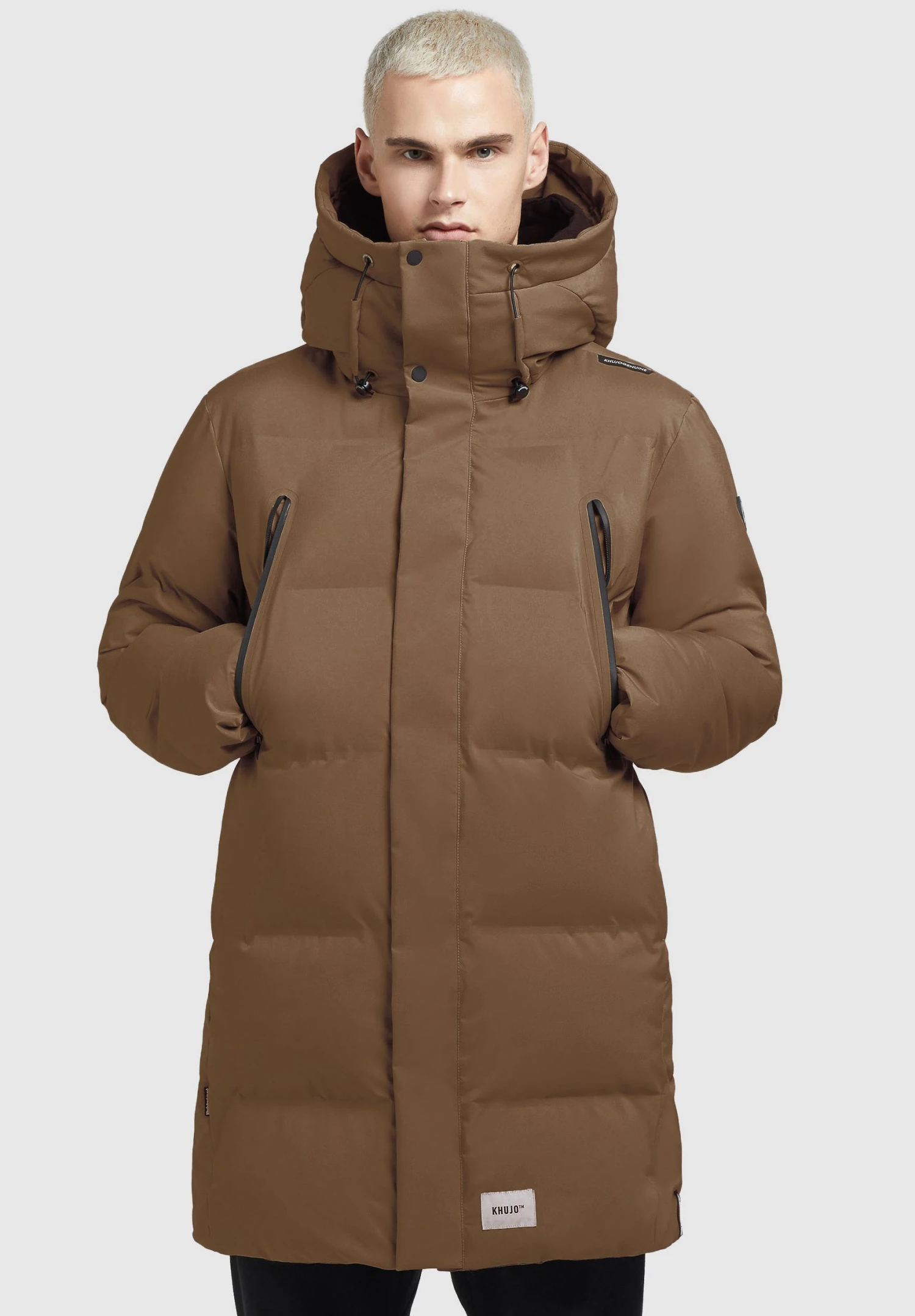 Khujo ClideCappotto InvernaleHellbraun Uomo Cappotti KH122T0FC-O11 1 Khujo ClideCappotto InvernaleHellbraun Uomo Cappotti KH122T0FC-O11