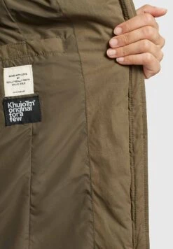 Khujo Aribay2 PeachedCappotto InvernaleKhaki Grün Donna Cappotti KH121U148-N11 -Delem 073ff5e1890f4231b893c0b6ff76e8f8