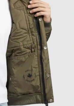 Khujo CarlsonGiacca Da Mezza StagioneOlivgrün Uomo Giacche KH122T0ES-N11 -Delem 077ed8d4a5554f99b358d4b57e4905ce