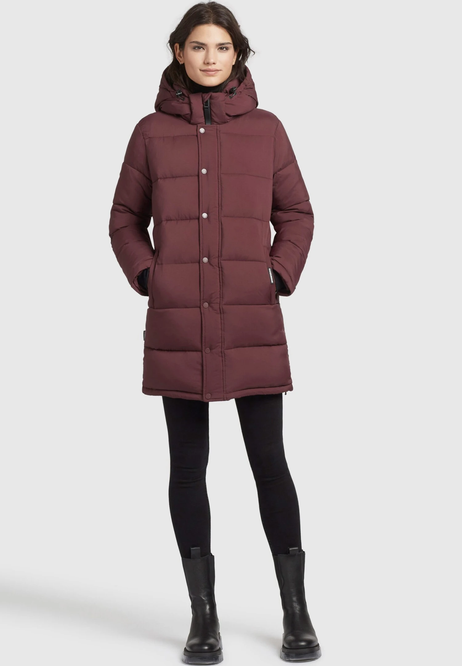 Khujo Wencke MattCappotto InvernaleWeinrot Donna Cappotti KH121U11Z-G11 2 Khujo Wencke MattCappotto InvernaleWeinrot Donna Cappotti KH121U11Z-G11 - immagine 2