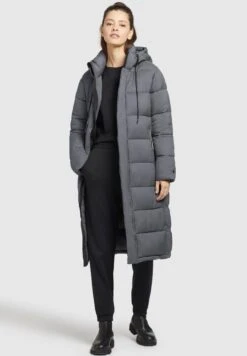 Khujo Julina MattCappotto InvernaleAnthrazit Donna Cappotti KH121U14M-Q11 -Delem 0a6d17b6116c4af7892dd63e1f487945