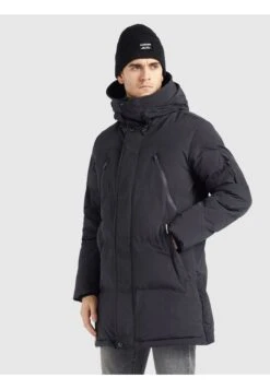 Khujo ZylanCappotto InvernaleSchwarz Uomo Cappotti KH122T0CD-Q11 -Delem 0c4b1cc92d0b4da88cf18ec2490f3ba1