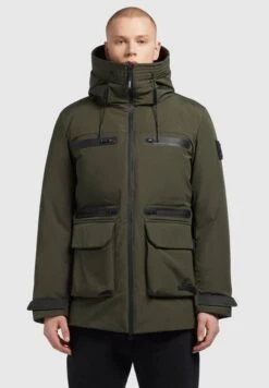 Khujo DayoGiacca InvernaleDunkelgrün Uomo Giacche KH122T0G8-M11