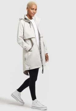 Khujo Ariana - Parka - Hellgrau -Delem 0f887c5cf59840c4b39463d83fe8ed74