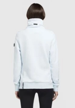 Khujo Tosta - Felpa Con Zip - Hellblau -Delem 103f5e9189f94ef09a878cd4d11f1d9e