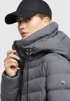 Khujo Ingram2 MattCappotto InvernaleAnthrazit Donna Cappotti KH121U13T-Q12 -Delem 116bed486fde46eebd2dabbf4a67ef27