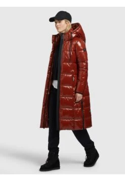 Khujo ShaneCappotto InvernaleRotbraun Donna Cappotti KH121U1CC-O11 -Delem 146a6846b4d4482fa298683590564ca0