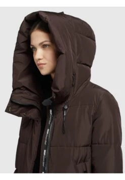 Khujo Soulani2Cappotto InvernaleDunkelbraun Donna Cappotti KH121U19Q-O11 -Delem 1587dd93da92404093359d0b84311574