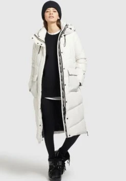 Khujo ElvitaCappotto InvernaleWeiß Donna Cappotti KH121U14I-A11 -Delem 1591adb69a18454c99340db3e5323e72