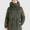 Khujo LevianiCappotto InvernaleOliv Donna Cappotti KH121U10B-M11
