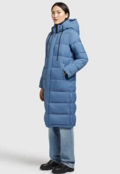 Khujo Julina MattCappotto InvernaleBlau Donna Cappotti KH121U14M-K11 -Delem 160b8acb636448b7956aa54a94bf41d8
