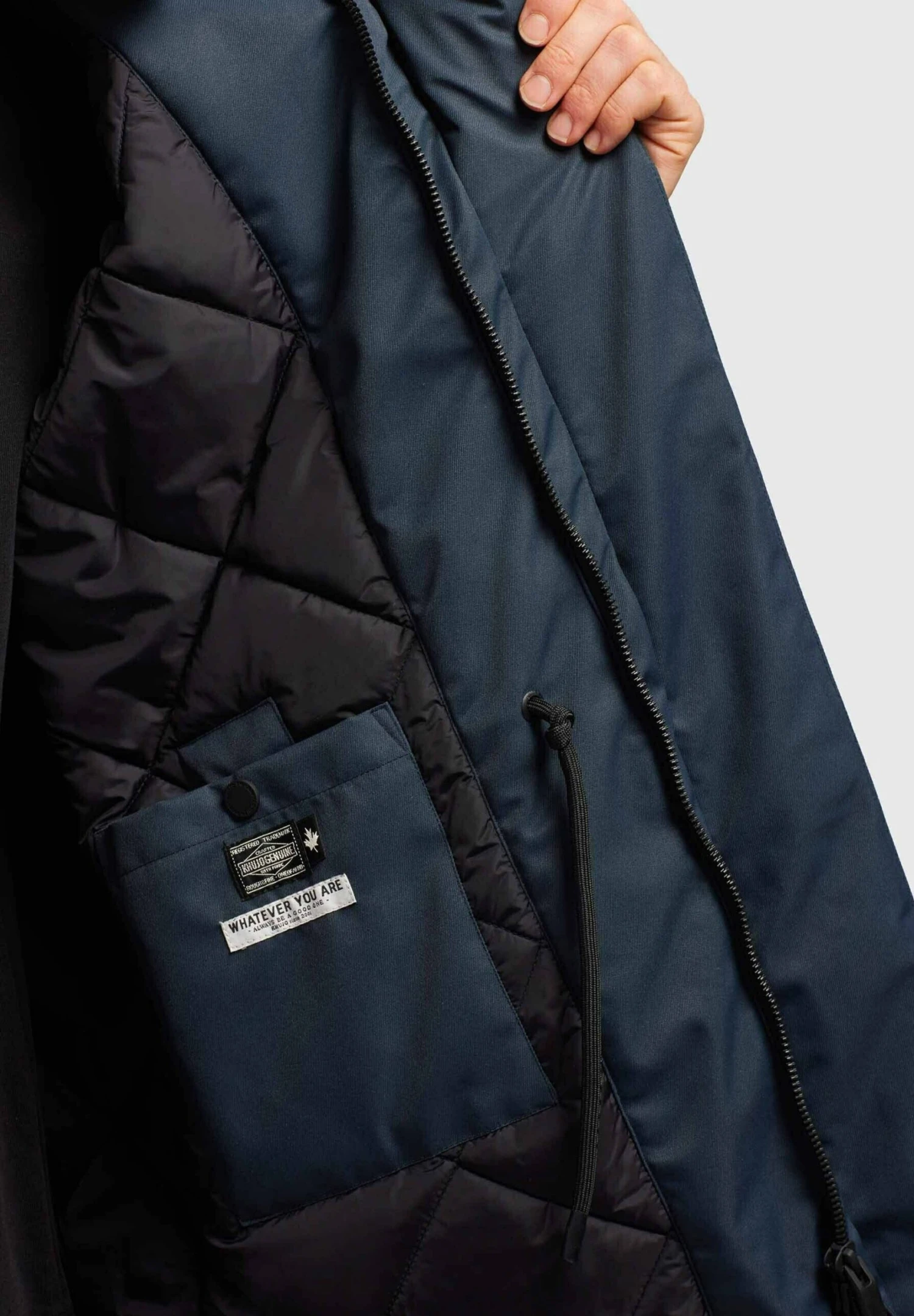 Khujo HantCappotto InvernaleDunkelblau Uomo Cappotti KH122T0FY-K11 6 Khujo HantCappotto InvernaleDunkelblau Uomo Cappotti KH122T0FY-K11 - immagine 6