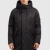 Khujo HantCappotto InvernaleSchwarz Uomo Cappotti KH122T0FY-Q11