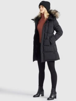 Khujo Mantel JarvanaCappotto InvernaleSchwarz Donna Cappotti KH121U10J-Q11 -Delem 191361ce4a4c466bb35872857420c16d