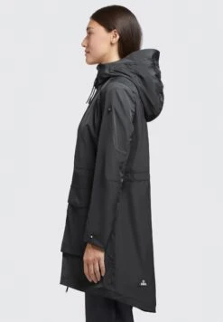 Khujo Mantel Ging - Cappotto Corto - Schwarz -Delem 192c48ae770e4648baa7a5bf994f1019