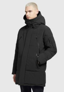 Khujo CloydCappotto InvernaleSchwarz Uomo Cappotti KH122T0DN-Q11 -Delem 1cf4d146c81247b1a00177fc8c8bb3b8