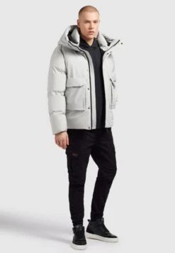 Khujo HintoGiacca InvernaleHellgrau Uomo Giacche KH122T0G0-C11 -Delem 1d5352684a324b8e92159eea9b3e6639