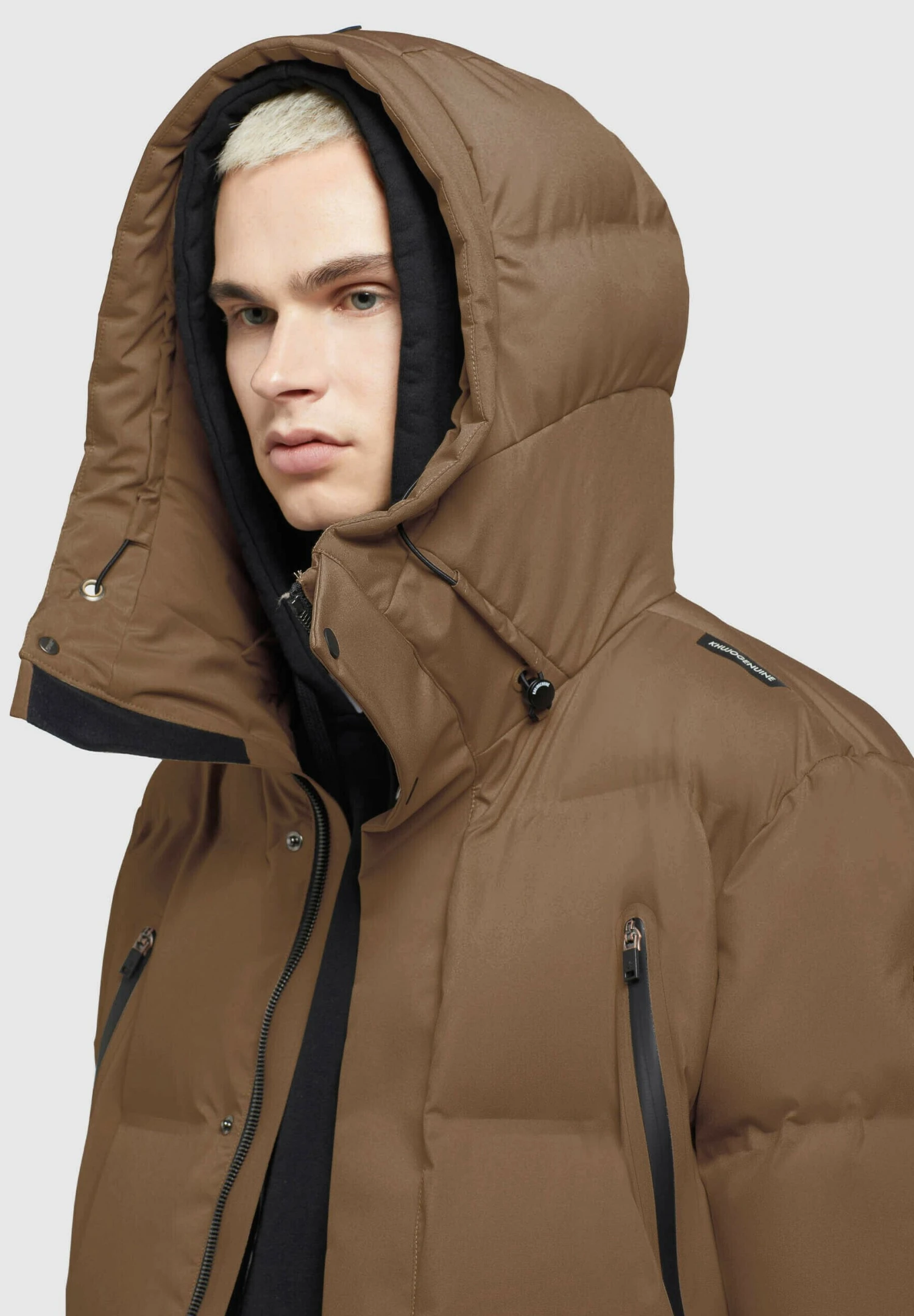 Khujo ClideCappotto InvernaleHellbraun Uomo Cappotti KH122T0FC-O11 4 Khujo ClideCappotto InvernaleHellbraun Uomo Cappotti KH122T0FC-O11 - immagine 4