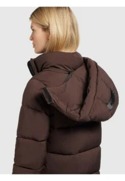 Khujo Saima MattCappotto InvernaleDunkelbraun Donna Cappotti KH121U19Z-O11 -Delem 1e58c2e05c36496a911c1d738e70240e