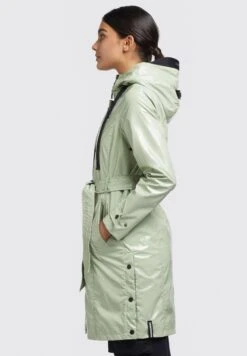 Khujo Alecia - Trench - Blassgrün -Delem 1f7fd723519f49d69552e22bd00f92f4