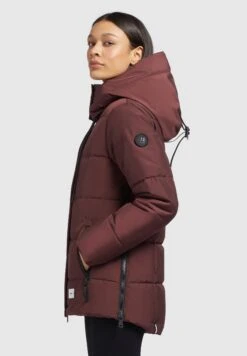 Khujo CineCappotto InvernaleWeinrot Donna Cappotti KH121U1BT-G11 -Delem 206538bdd9b34a37a256c657bf7ab8a5