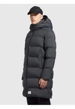 Khujo CaiusCappotto InvernaleDunkelgrau Uomo Cappotti KH122T0G1-C11 -Delem 21fa1882fc944cbc9af3f6a2c011019c
