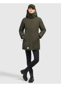Khujo KandaCappotto InvernaleOlivgrün Donna Cappotti KH121U15Z-N11 -Delem 220008636bd245ca9f2946d589413d35