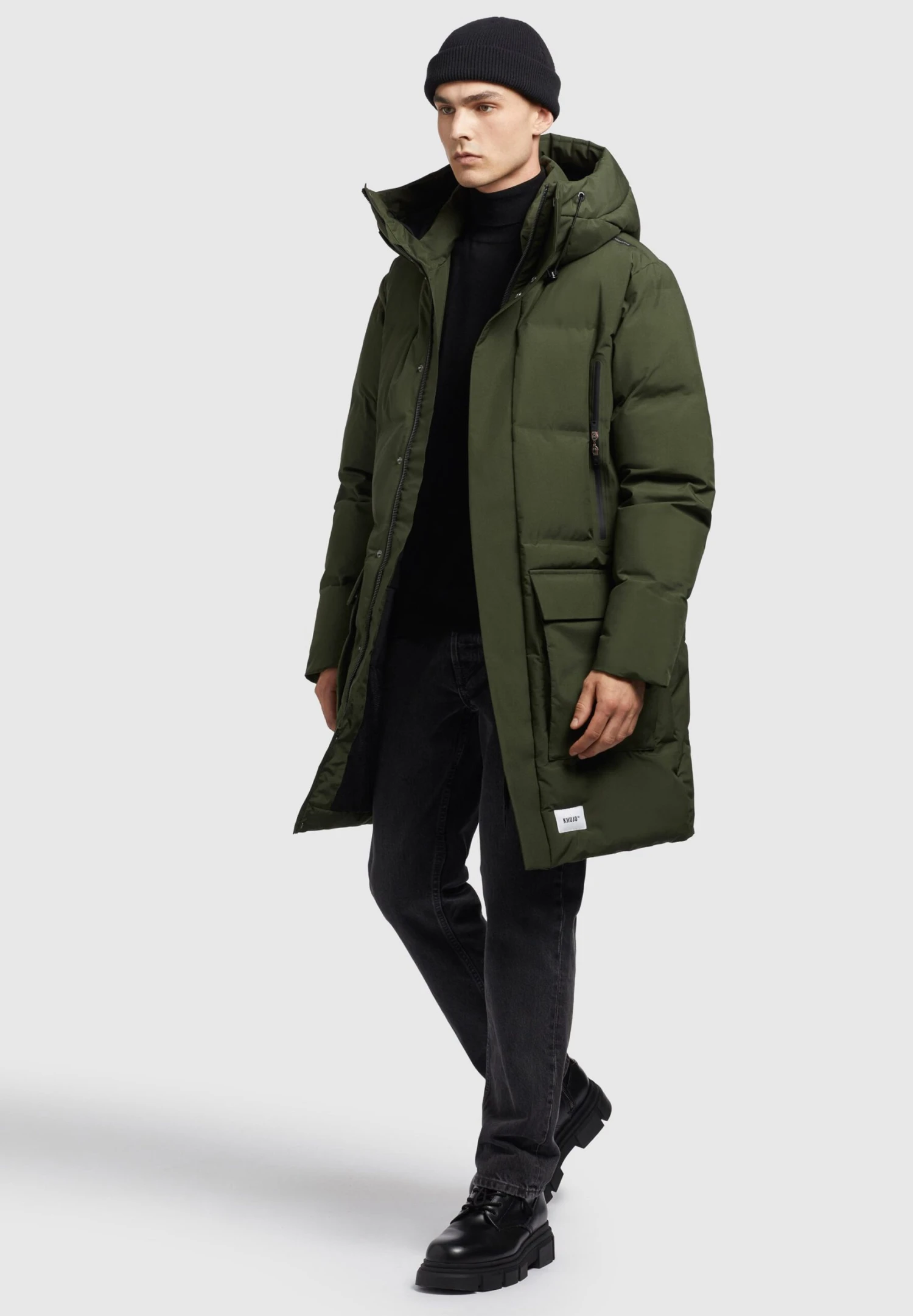 Khujo WinerCappotto InvernaleOliv Uomo Cappotti KH122T0FT-N11 2 Khujo WinerCappotto InvernaleOliv Uomo Cappotti KH122T0FT-N11 - immagine 2