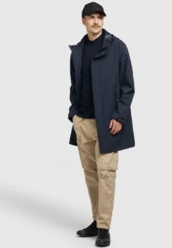 Khujo York - Impermeabile - Dunkelblau -Delem 229ad27656d04cdbbce4472a8104c5ef