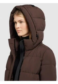 Khujo Saima MattCappotto InvernaleDunkelbraun Donna Cappotti KH121U19Z-O11 -Delem 250599a28971415cad1c25e9f552a349