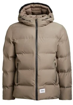 Khujo JuffGiacca InvernaleTaupe Uomo Giacche KH122T0E5-B11 -Delem 26078f043d0e444a8597ac5113e71996