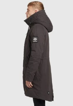 Khujo HolderCappotto InvernaleDunkelgrau Uomo Cappotti KH122T0DB-C11 -Delem 268905a4607d4eb4885c0d9ac97123ac