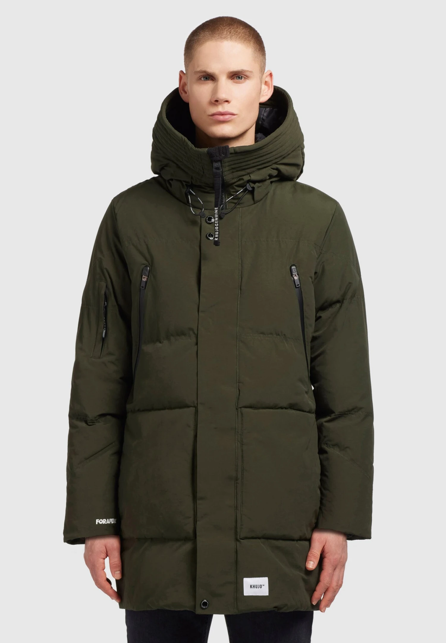 Khujo Cappotto Invernale - Khaki Grün 1 Khujo Cappotto Invernale - Khaki Grün