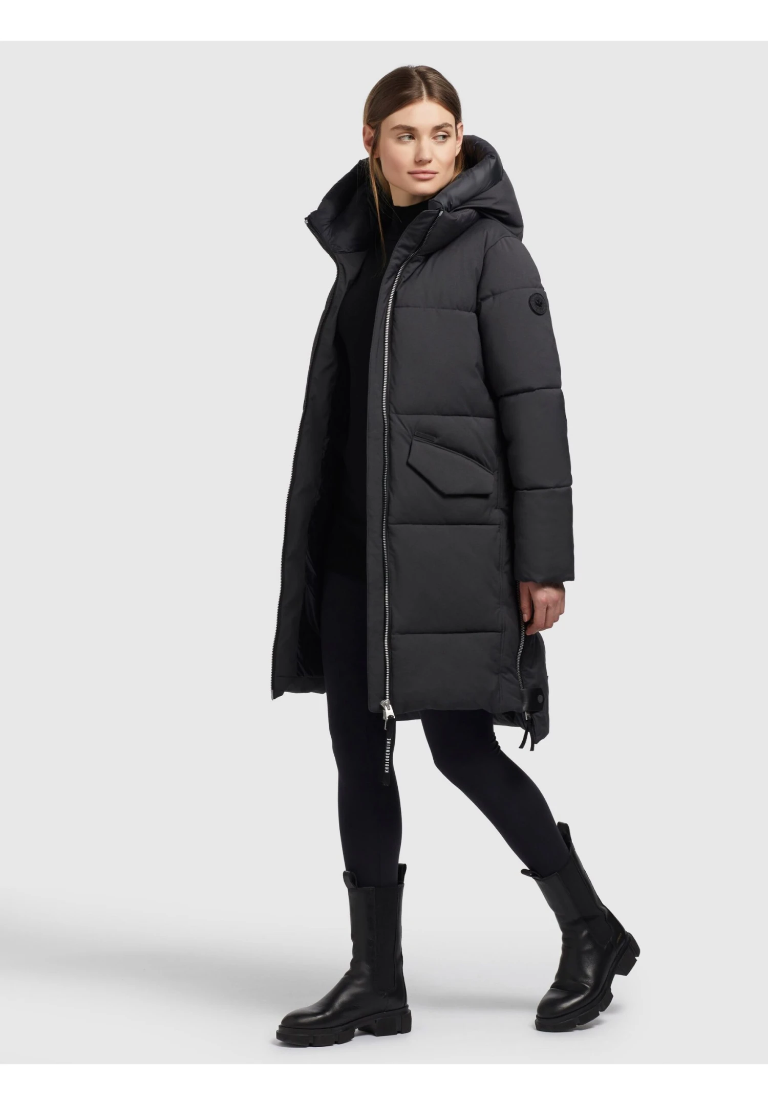 Khujo Yeony - Cappotto Invernale - Dunkelgrau 7 Khujo Yeony - Cappotto Invernale - Dunkelgrau - immagine 7