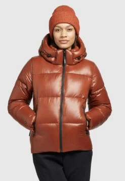 Khujo Valea ShinyGiacca InvernaleRotbraun Donna Giacche E Blazer KH121U1B5-O11