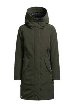 Khujo Charlyn - Cappotto Invernale - Dunkelgrün -Delem 29b9f427a83d424682ce75ad7b556a1f