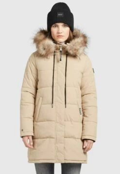 Khujo Mantel JarvanaCappotto InvernaleBeige Donna Cappotti KH121U10J-B11 -Delem 2ae4a88e3ccf486daa66db3b446368ed