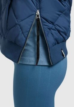 Khujo Leona - Giubbotto Bomber - Blau -Delem 2d02ca138b5645f09923da60a494fc7a