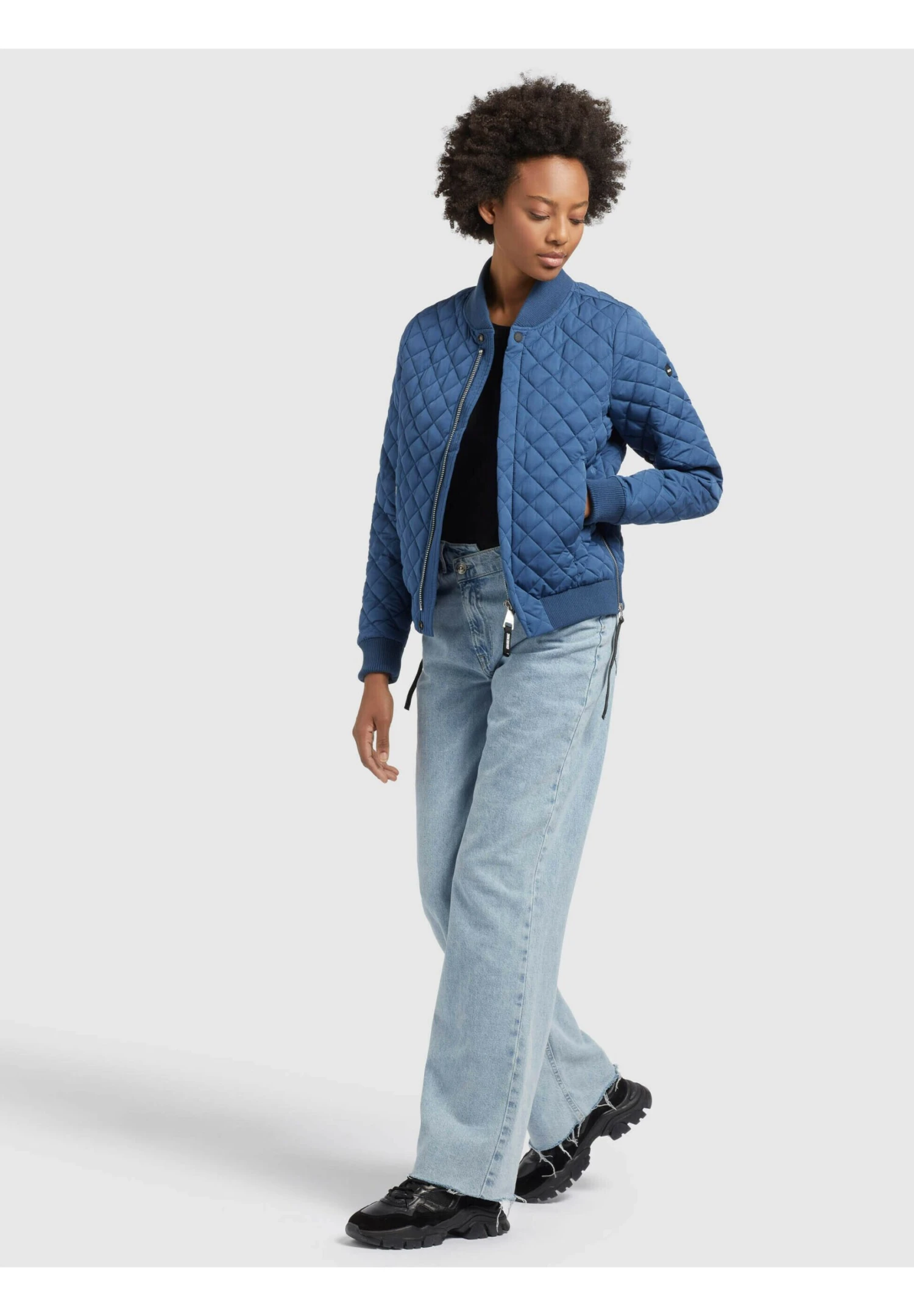 Khujo MonzaGiacca Da Mezza StagioneBlau Donna Giacche E Blazer KH121G0DZ-K11 2 Khujo MonzaGiacca Da Mezza StagioneBlau Donna Giacche E Blazer KH121G0DZ-K11 - immagine 2