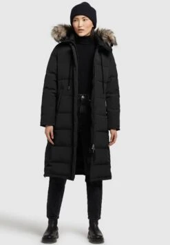 Khujo LollCappotto InvernaleSchwarz Donna Cappotti KH121U163-Q11 -Delem 2e3865473fa84f06b18772e6f103d819