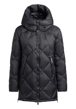 Khujo ZalonaCappotto InvernaleDunkelgrau Donna Cappotti KH121U1C5-C11 -Delem 2e6aaf613db641deaba71ecb8bf722ca