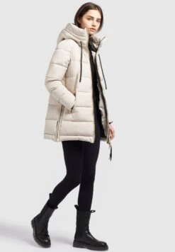 Khujo Siska - Cappotto Invernale - Weiß -Delem 2ff53e8c4823409e91b49b18de890a88