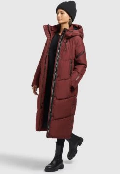 Khujo Sonje4Cappotto InvernaleRostrot Donna Cappotti KH121U19J-G11 -Delem 33bcb281bb0f4e1eabd16054f64d214d